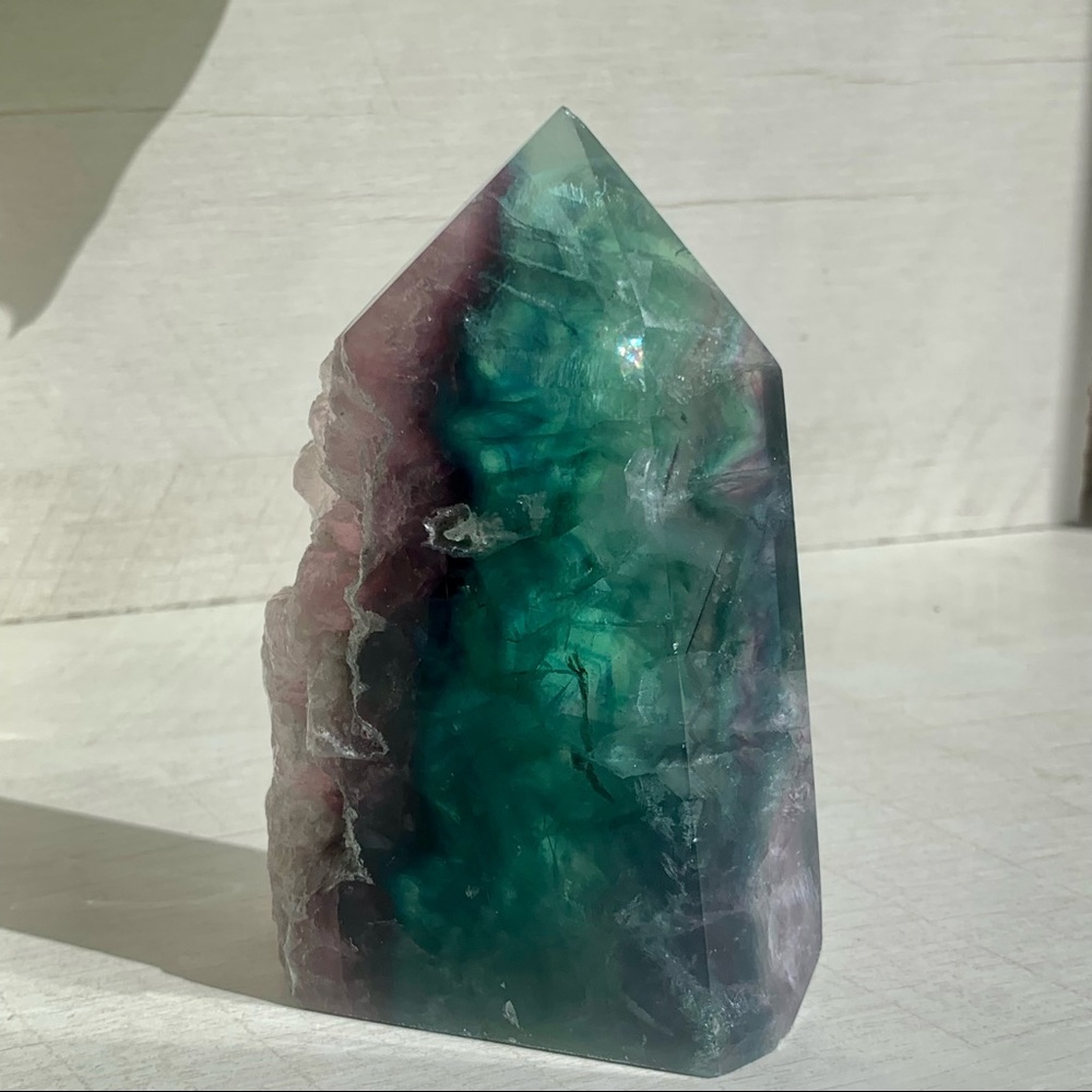 Rainbow Fluorite Natural Healing Stone/ Crystal